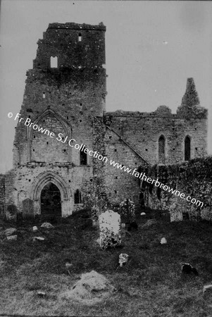 ATHASSEL PRIORY  RAINED NAVE AND TOWER FROM WEST